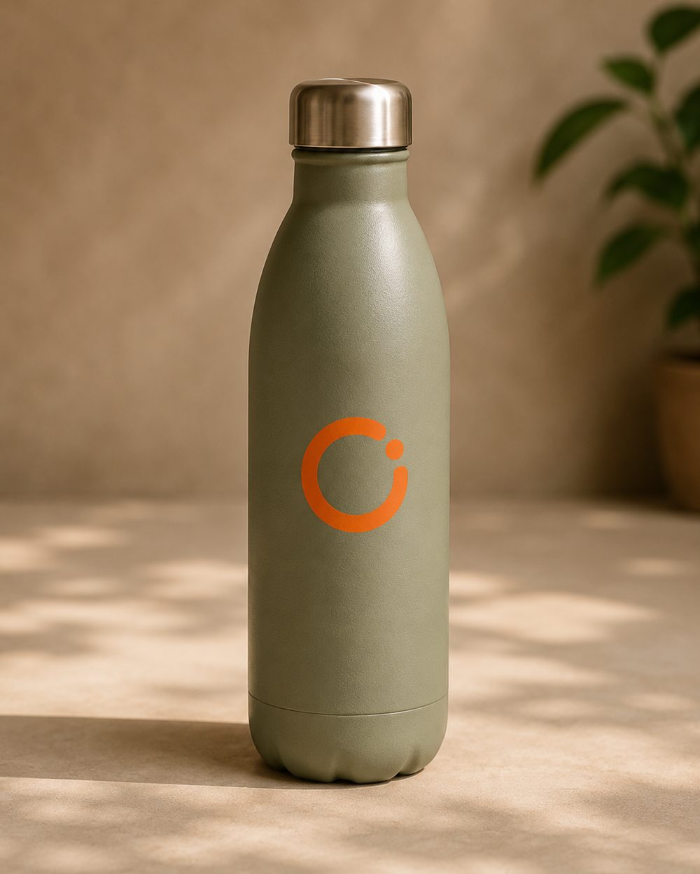 Drinkfles met Open-symbool