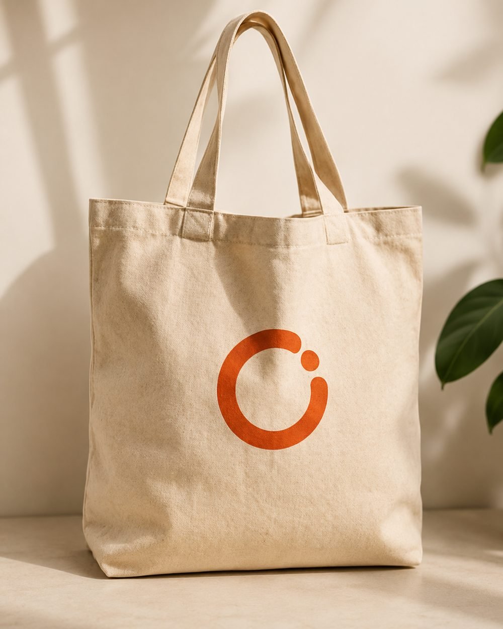 Tote bag met Open-symbool