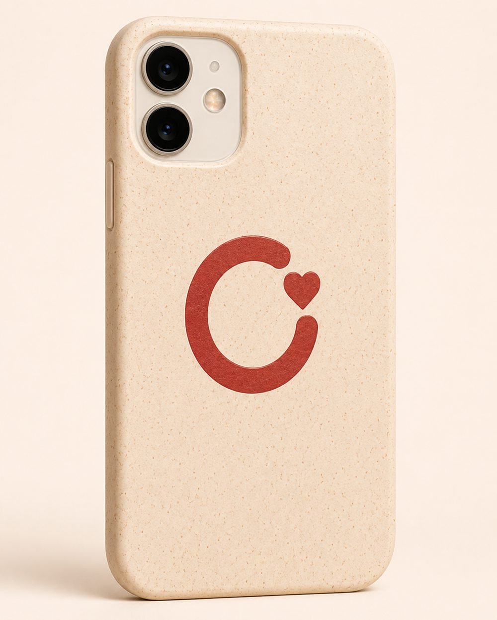 Telefoonhoesje met rode C en hartje