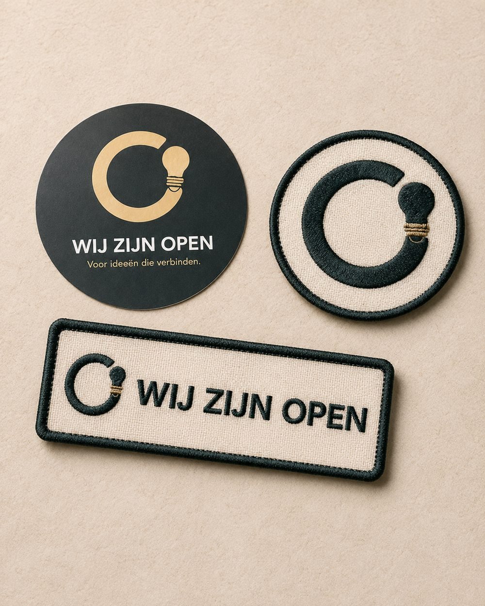 Stickers en patches zakelijk