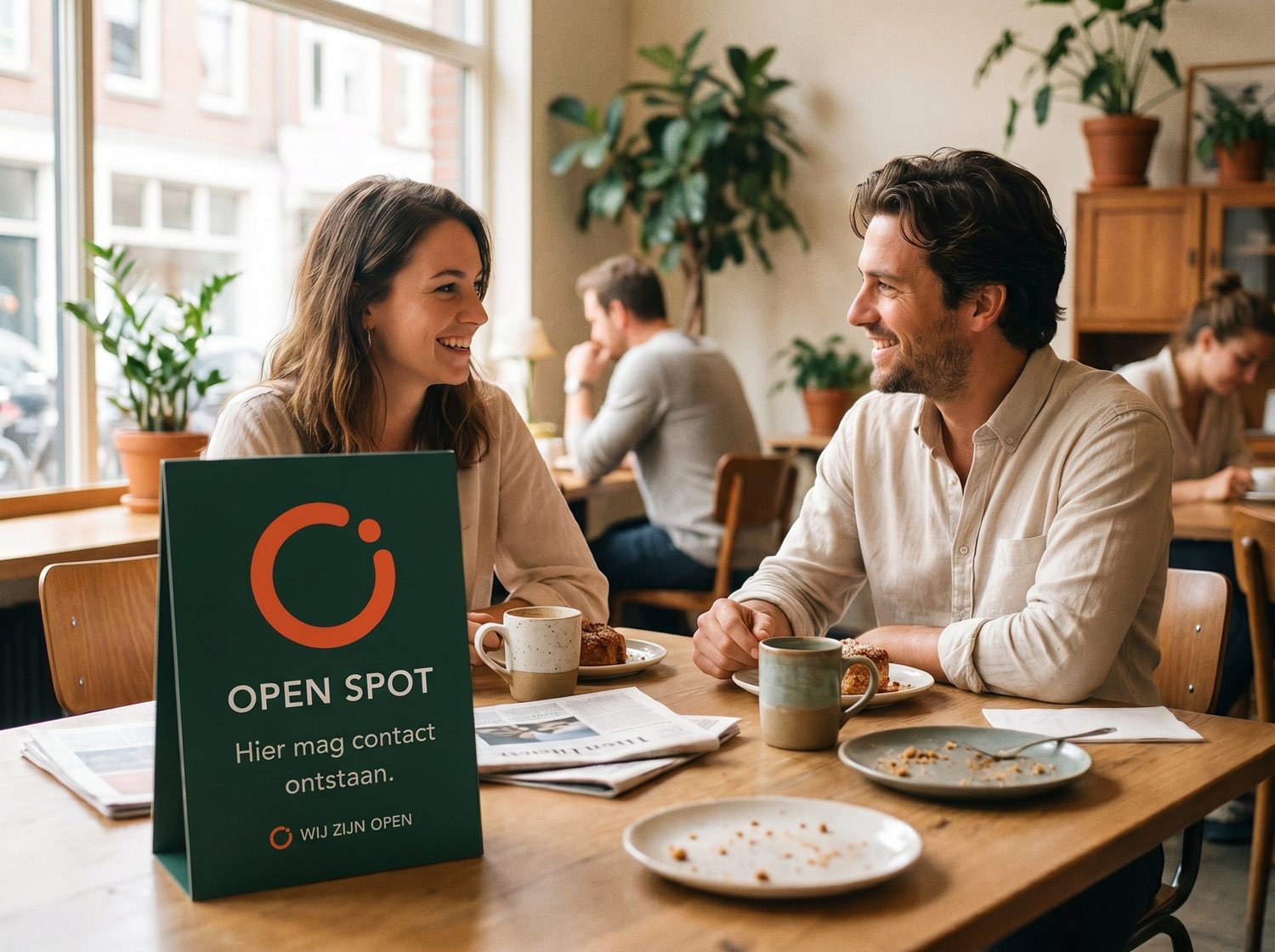 Gasten blijven langer aan tafel met een Open Spot-tafelkaartje